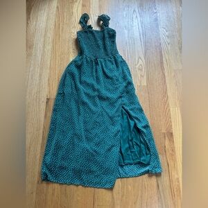 Abercrombie & Fitch Green Polka Dot Dress
